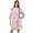 Peach2, variant on Moomaya Short Printed Crossover Kimono Robes For Girls Nightwear Dressing Gown