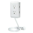 thumbnail image 2 of Presto Plug Outlet Extender, 2 USB Ports, 2 AC Outlets, 4ft Cord Small Wall Charger, 2 of 9