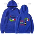 thumbnail image 1 of Sudadera con capucha Christmas Happy para hombre y mujer, verde, peluda, sudadera con gráfico Grinch, manga larga, fiesta, cálido, 2023, 1 of 4