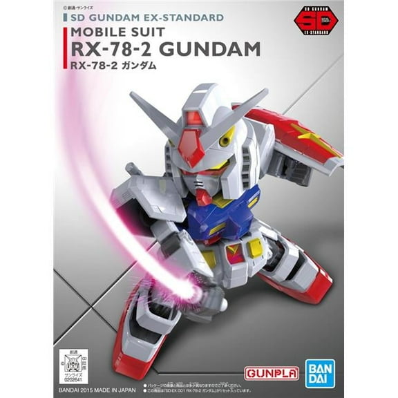 Bandai Hobby Mobile Suit Gundam SD EX-Standard 001 RX-78-2 Gundam Model Kit