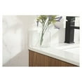 thumbnail image 4 of Elegant Kitchen and Bath 30 inch Single bathroom vanity in walnut brown with backsplash, 4 of 4