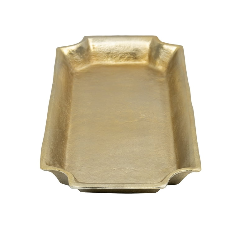 Better Homes & Gardens Gold Cast Metal Decorative Tray photo 3