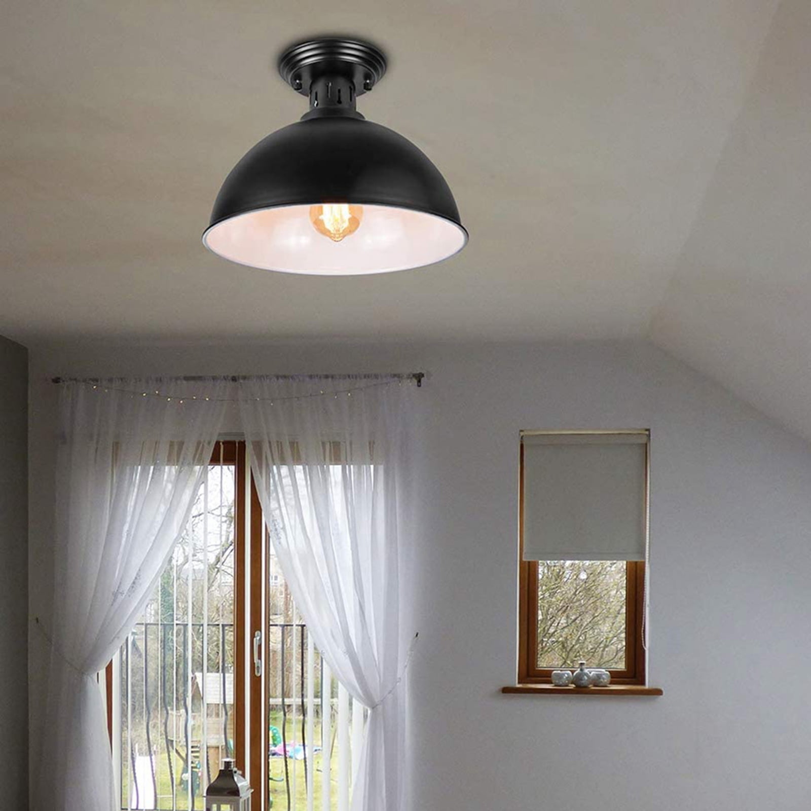 Buy Ceiling Light Cover Replacement Iron Dome Design Lamp Ceiling