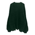 thumbnail image 5 of HCYSFG Womens Oversized Cardigan Sweater Open Front Long Sleeve Drop Shoulder Loose Fit Textured Knit Everyday Layering Tops, 5 of 5