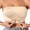 Beige, variant on Bra for Home and Leisure Front Closure Strapless Underwire Support Seamless Breathable Non- Bra Without Cup Straps for Everyday Comfort, M, Pink
