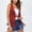 Red, variant on Pumxq Women Fringe Vest 70s Hippie Faux Suede Sleeveless Tassels Cardigan Cowgirl Western Tops Red XL