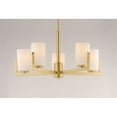 thumbnail image 4 of Maxim Lighting 21286SWSBR 5 Light Chandelier 26" Satin Brass Modern Fixture, 4 of 8
