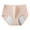 Pink, variant on 3 Pack Womens Underwear Solid Physiological Period Leak Prevention Panties,Beige,L
