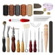 thumbnail image 1 of Juego de 31 piezas de herramientas para marroquinería, para zapatos de cuero, bolsos, cinturones, costura, marcado, procesamiento, costura y entallado de cuero, 1 of 5