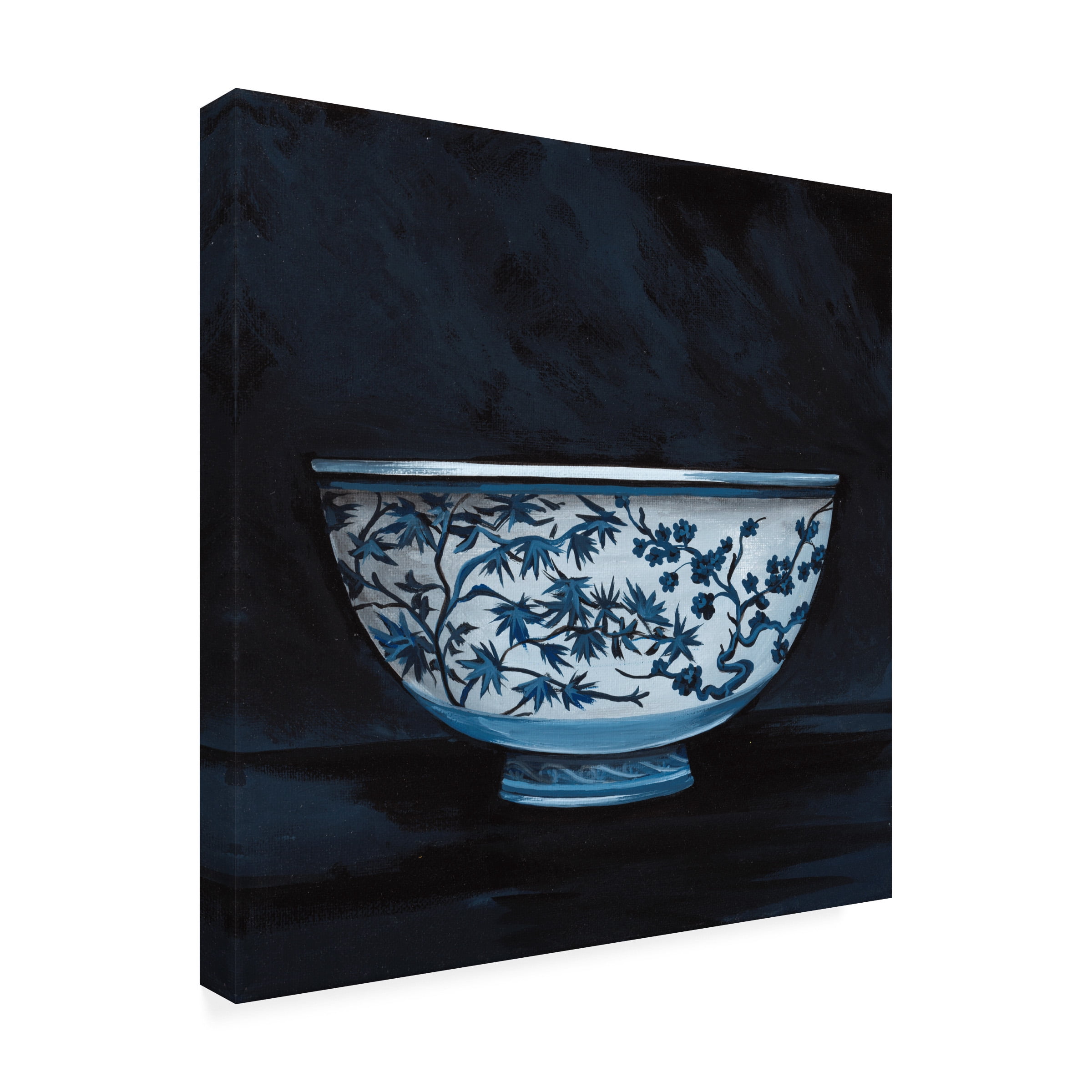 Debbi Wetzel 'Blue Willow Bowl' Canvas Art