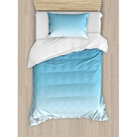 Bright Colored Bedding Sets Ambesonne Ombre Skyscape in the Spring Inspired Bright Colored Modern Design Print Decoration Duvet Cover Set ()