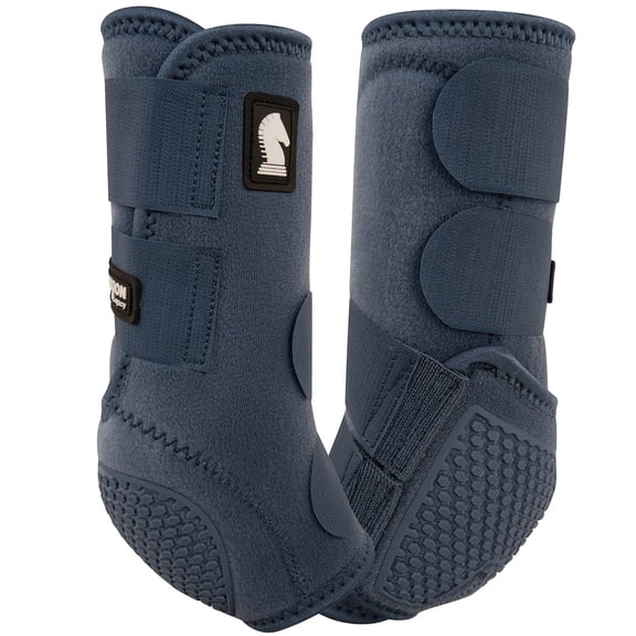 CLASSIC EQUINE Flexion by Legacy2 Hind Support Boots, Color: Dark Denim, Size: L (FCLS202DDL)