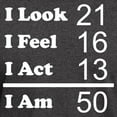 thumbnail image 3 of CafePress - I Am 50 T Shirt - Men's Classic Graphic Cotton T-Shirt, 3 of 4
