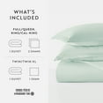 thumbnail image 3 of Ultra Soft & Breathable - Duvet Cover Set - King/Cal-King Aqua Bedding by Comfort Canopy, 3 of 11