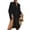 Black, variant on Bsubseach Fashion Swim Cover Ups for Women Button Down Long Sleeve Shirt Beach Outfits