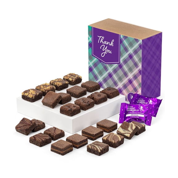 From You Flowers - Thank You Two Dozen Fairytale Brownie Morsels for Birthday, Anniversary, Get Well, Congratulations, Thank You, All Occasions
