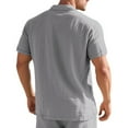 thumbnail image 4 of pstuiky camisetas para hombre, Camiseta informal de manga corta para hombre, estilo deportivo, color liso, para fitness camisetas de hombre xl, 4 of 9