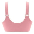 thumbnail image 3 of Women Casual Adjustable Breathable Top Bra Underwear Without Steel Ring Gathering Non Padded Sports Bra Bras for Women Pack Compression Sports Bra plus Size Womens Bras No Underwire Push up Women's, 3 of 3