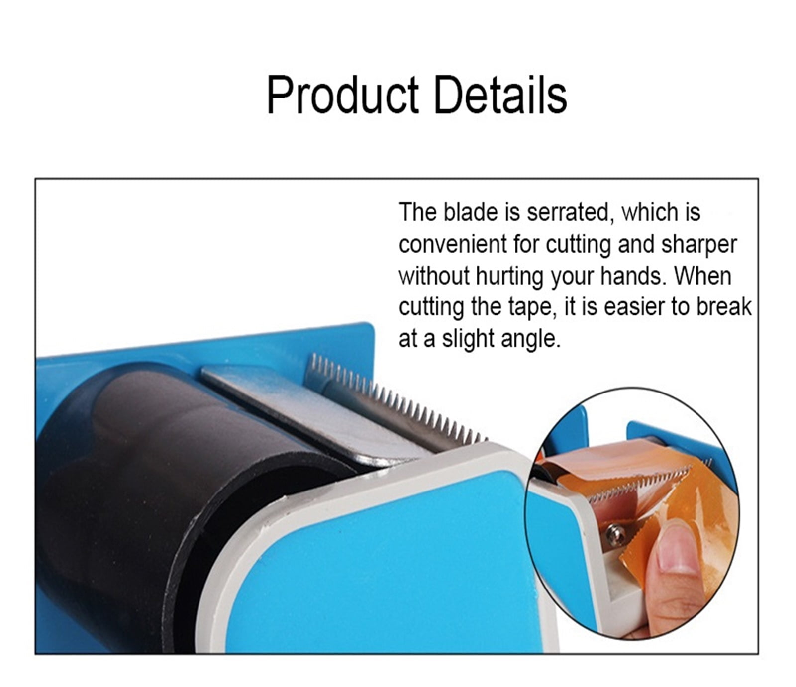 Packing Tape Dispenser, Hand-held Heavy Duty Tape Cutter For Shipping Box Sealing Carton Packaging Parcel Cutter Machine
