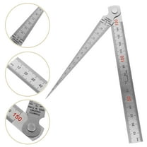 Masteelf 1 Set Stainless Steel Feeler Gauge Straight Ruler Gap Measure Tools Measuring Feeler Gauges