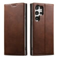 thumbnail image 2 of for Samsung Galaxy S24 Ultra Business Wallet Case, with [RFID Blocking] Card Slots Stand Strong Magnetic PU Leather Flip Fold Protective Phone Case for Samsung Galaxy S24 Ultra,Brown, 2 of 5