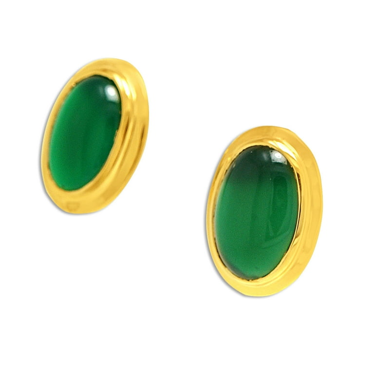 Jade on sale post earrings