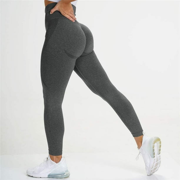 Yoga Basic Yoga Tights Seamless High Stretch Bubble Butt Push Up