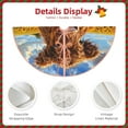 thumbnail image 3 of Haiem Cloud Sky Sunflower Cow Pattern Christmas Tree Skirt Merry Christmas Party Christmas Tree Decoration,New Year Decorations-36", 3 of 6
