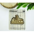 thumbnail image 4 of San Francisco Wood Engraved Wooden Fridge Magnet Souvenir Gift, 4 of 4