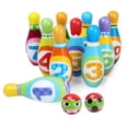 thumbnail image 2 of Personalized Kids PU Bowling Set for Ages 4-14: Indoor Interactive Sports Toy with 10 Pins, Storage Bag & Colorful Packaging – Durable, Safe & Perfect for Family Fun or Preschool Activities (Imported), 2 of 5