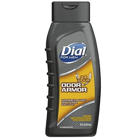 Dial For Men Antibacterial Body Wash, Odor Armor 16 (Best Drugstore Body Wash)