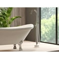 thumbnail image 2 of Castello USA Inc Neptune Brass Tub Filler w/Drift Handheld Shower in Black, 2 of 5