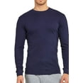 thumbnail image 3 of Men's Classic Waffle-Knit Heavy Thermal Top 2XL, Navy, 3 of 4