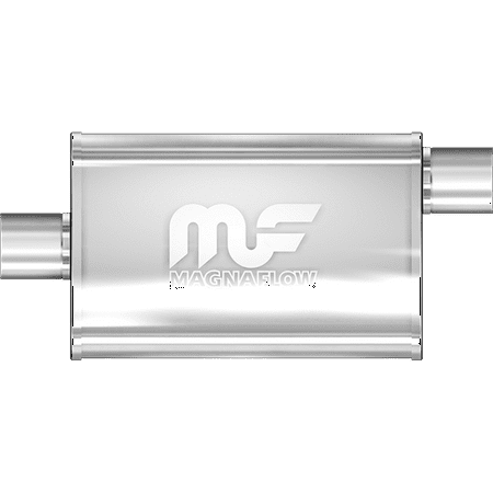MagnaFlow Muffler Mag SS 14X4X9 2.5 O/C (Best Magnaflow Muffler For 4 Cylinder)