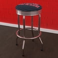 thumbnail image 4 of Trademark Gameroom Portland Trail Blazers Fade Chrome Ribbed Barstool, 4 of 5