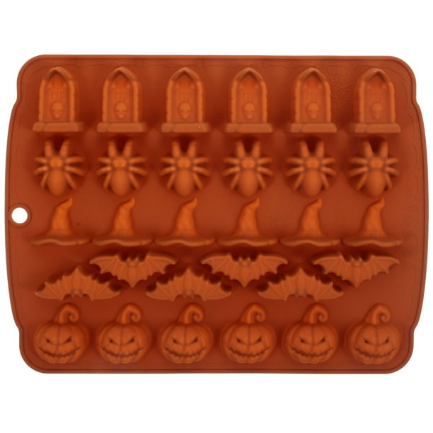 Moldes de pastel de halloween moldes de silicona para galletas moldes de muffins de halloween moldes para hornear