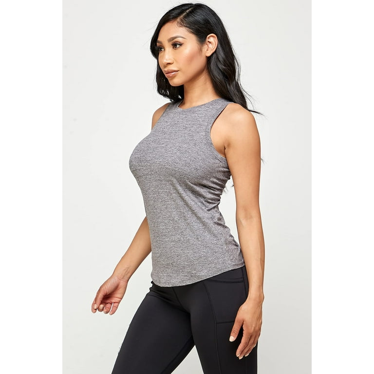 Ruched workout sales tank top