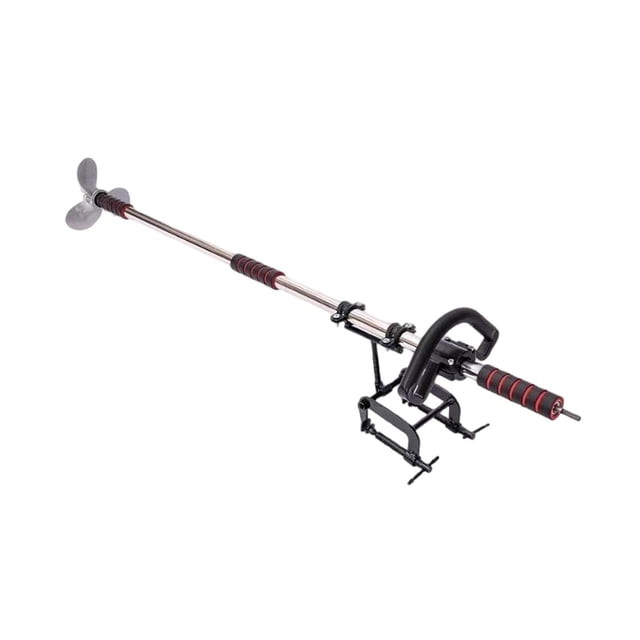 Siruishop Drill Powered Handheld Propeller Kayak Inflatable Boat Portable with Fixture 1.25m