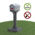 thumbnail image 5 of Simplay3 Dig-Free Easy Up Classic Mailbox and Post Combination, Gray, 5 of 7
