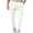 White, variant on WIZUTIZ Mens Cargo Jogger Pants Slim Fit Stretch Zipper Pockets Thick Cotton for Men