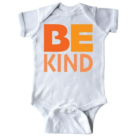 

Inktastic Be Kind Logo In Orange Gift Baby Boy or Baby Girl Bodysuit