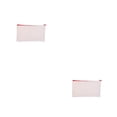thumbnail image 1 of Toystoory Bolsas de cosméticos de belleza, organizador de artículos de tocador de líneas artísticas multifuncionales, estuche para bolígrafos, paquete 18*12cm 2piezas Toystoory CBP347372, 1 of 6
