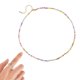 thumbnail image 1 of Collar colorido de 2 piezas, collar estilo dopamina para mujer más dos anillos, 1 of 6