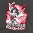 thumbnail image 2 of JLA Wonder Woman Red & Gray Women's T Shirt, Charcoal, Small, 2 of 6