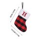 thumbnail image 3 of Decorar Decorar Decoraciones navideñas Medias de punto Medias de lana Letra bordada Bolsa de regalo de dulces para niños Bolsa de regalo de calcetín navideño Decoración colgante Decoraciones de jardín, 3 of 6