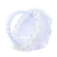 thumbnail image 3 of Oxodoi Flower Girl Basket for Wedding, White Flower Basket Reception Decoration for Wedding Party Ceremony, 3 of 5