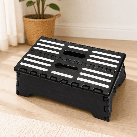 5 inch Step Stool, Small Folding Step Stool, Foldable Step Stool for Adults, Small Stool, Step Stools, Non-Slip Textured Grip Portable Foldable Stool for Home Indoor Use