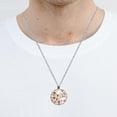 thumbnail image 5 of LOVE Elegant Glass Circular Pendant Necklace - Stunning Jewelry for Every Occasion, 5 of 5