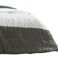 thumbnail image 4 of Owen 5 Piece King Comforter Set, The Urban Port, Striped White, Green, Gray, 4 of 5