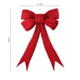thumbnail image 4 of 63 IN Lighted Red Bow Indoor/Outdoor Holiday Decor, 4 of 5